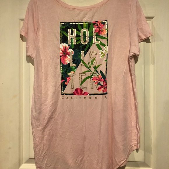 Pink Hollister shirt - Picture 2 of 2